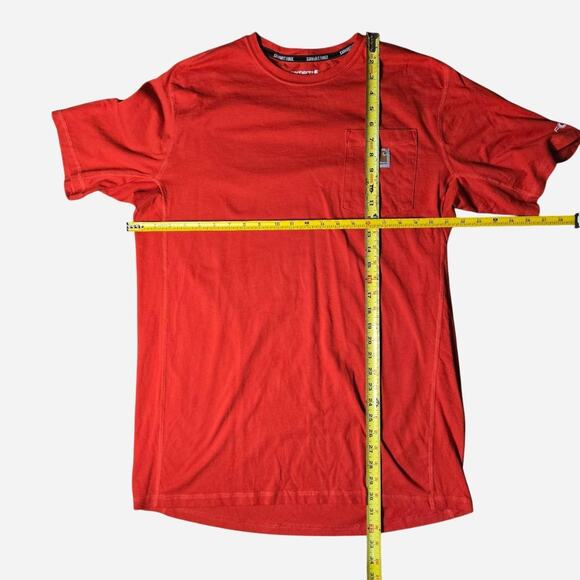 Carhartt force red pocket short sleeve size large tall - Picture 2 of 6